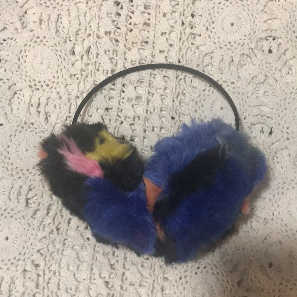 Faux Fur Ear Muffs, Gloves & Scraf Set
